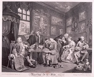 Heirat à la mode, 1745, Platte I