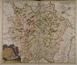 Generalis Lotharingia dispartita in ducatum ejus proprium et Barrensem