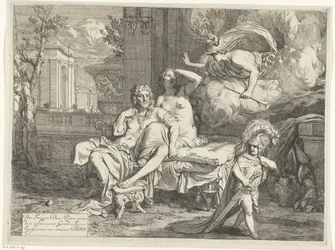 Merkur befiehlt Kalypso, Odysseus gehen zu lassen