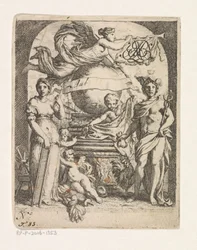 Merkur und die Webkunst