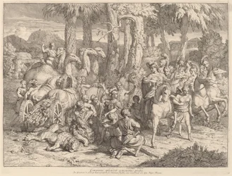 Semiramis auf der Löwenjagd