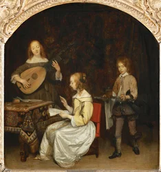 Das Konzert: Sängerin und Theorbe-Spielerin