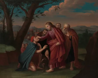 Christus heilt den Blinden, ca. 1725-30