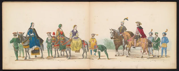 Maskerade der Leidener Studenten, 1855 (Platte 10)