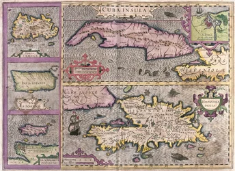 Kuba, Jamaika, Haiti, Puerto Rico (Karibik) (Stich)