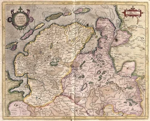 Emden und Oldenburg, Deutschland (Stich)