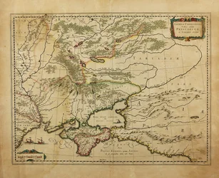 Taurische Chersones. Karte der Krim, 1595