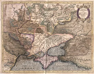 Ukraine und Krim (Gravur)