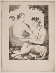 Terpsichore und Kalliope