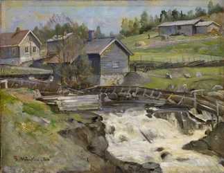 Wasserfall bei Stange in Hedmark