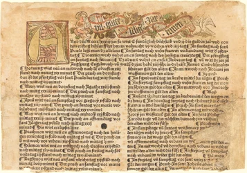 Initiale A und ein Neujahrswunsch