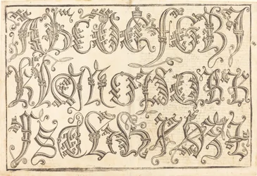 Ornamentales Alphabet