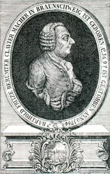 Barthold Fritz (1697-1766) gestochen von J.C. Eberling