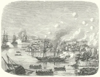 Bombardierung von Kanton durch die Briten, Zweiter Opiumkrieg