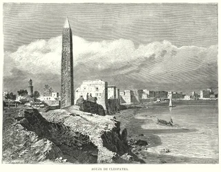 Cleopatras Nadel, Alexandria, Ägypten