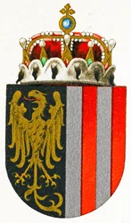 Wappen von Oberösterreich, ca. 1898