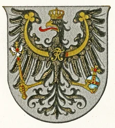 Wappen des Königreichs Preußen und später der Provinz Ostpreußen, ca. 1898
