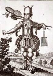 Kostüm für einen Kesselschmied, veröffentlicht von Gerard Valck (1651/2-1726) ca. 1690