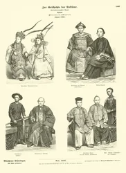Kostüme der Chinesen aus den Ostindischen Inseln, 1880