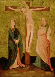 Kreuzigung mit Maria und Johannes