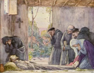 Tod des Heiligen Franziskus von Assisi