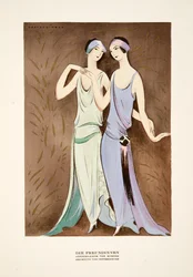 Die Freundinnen, Kleider von Kuhnen, aus Styl, veröffentlicht 1922