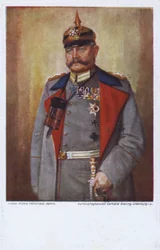 Feldmarschall Paul von Hindenburg, Kommandant der deutschen Armee im Ersten Weltkrieg
