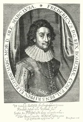 Friedrich I., König von Böhmen, der Winterkönig (Gravur)