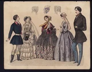 Deutsche Modeplatte, Mitte 19. Jahrhundert