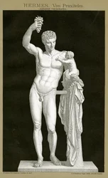 Hermes und der kleine Dionysos, zugeschrieben Praxiteles, ca. 1895