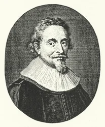 Hugo Grotius, niederländischer Jurist (Stich)