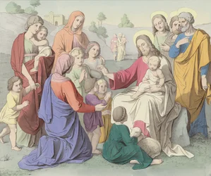 Jesus segnet die Kinder
