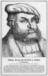Johann, Herzog und Kurfürst zu Sachsen, der Beständige