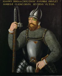 Johann Žižka von Trocnov, Anführer der böhmischen Hussiten und Taboriten, der 1420 und 1422 zwei Schlachten gegen kaiserliche Heere gewann …