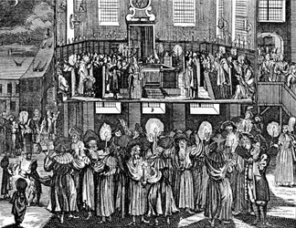 Kiddush Levana von Georg Puschner aus Kirchners Jüdisches Ceremoniel, 1726