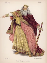 Lear, König von Britannien, aus Shakespeares König Lear