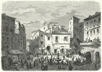 Markt im römischen Ghetto