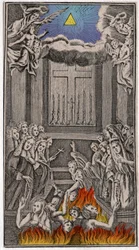Messe im Tempel (Gravur)