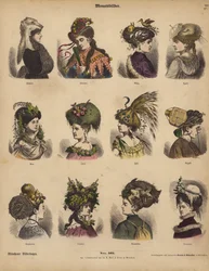 Monatsbilder, Hüte für jeden Monat