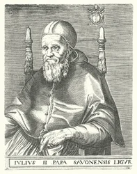 Papst Julius II. (Stich)