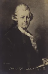 Porträt von Gotthold Ephraim Lessing