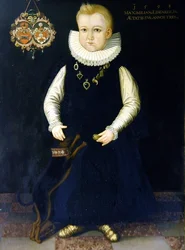 Porträt von Maximilian Eisenreich, 3 Jahre alt