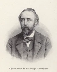 Porträt von Theodor Storm