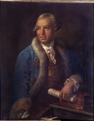 Porträt des deutschen Komponisten Christoph Willibald Gluck