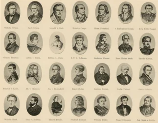 Porträts berühmter Deutscher aus Ritter vom Deutschen Geiste