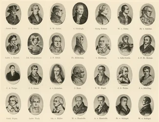 Porträts berühmter Deutscher aus Ritter vom Deutschen Geiste