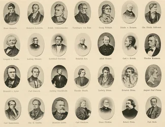 Porträts berühmter Deutscher aus Ritter vom Deutschen Geiste