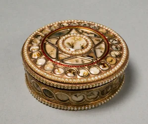 Runde Schnupftabakdose, ca. 1800-30