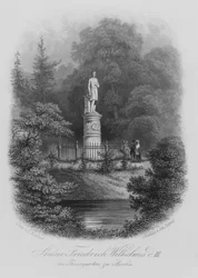 Statue von Friedrich Wilhelm III. von Preußen im Tiergarten, Berlin