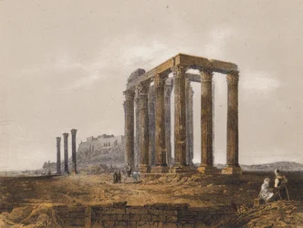 Tempel des Olympischen Zeus, Athen, Griechenland